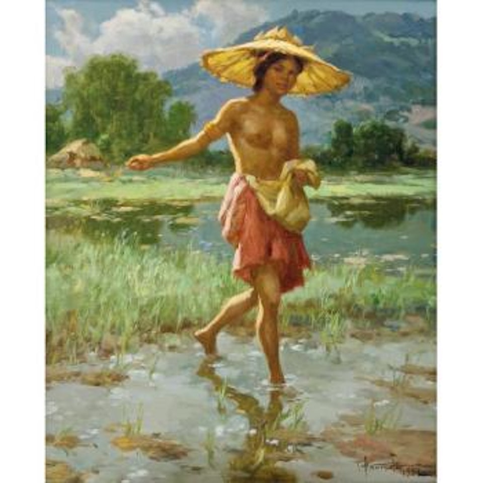 Dalagang Filipina (Filipino Maiden) by Fernando Amorsolo