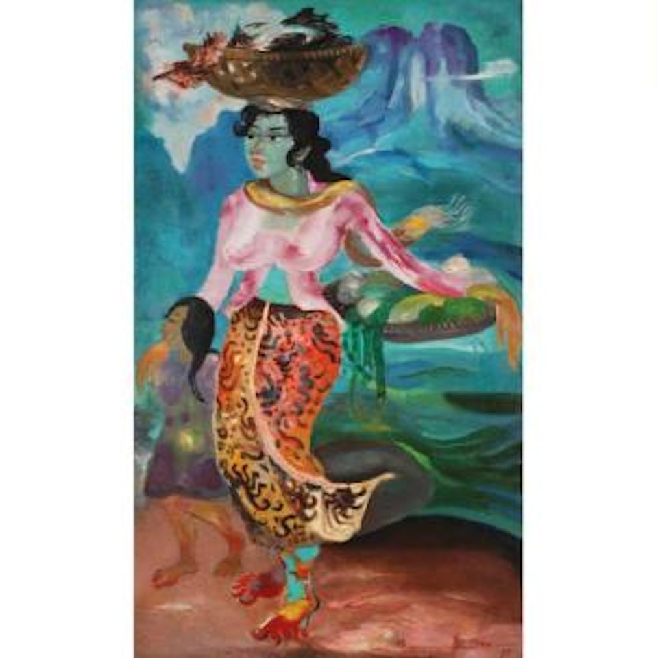 Pulang Dari Pasar (Coming Home From The Market) by Hendra Gunawan