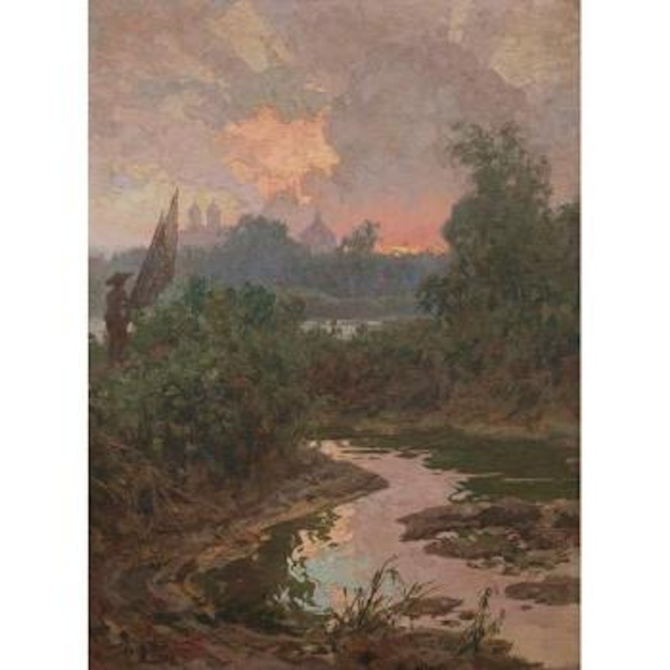 Landscape by Fernando Amorsolo