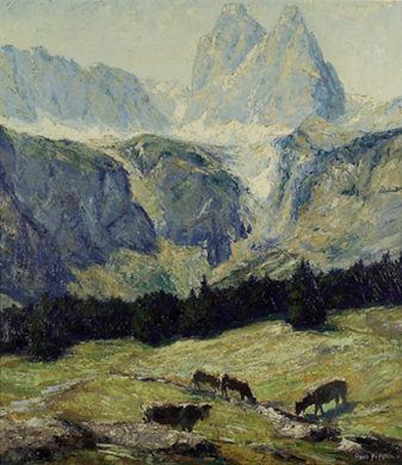 Höllentalanger near Garmisch by Otto Pippel