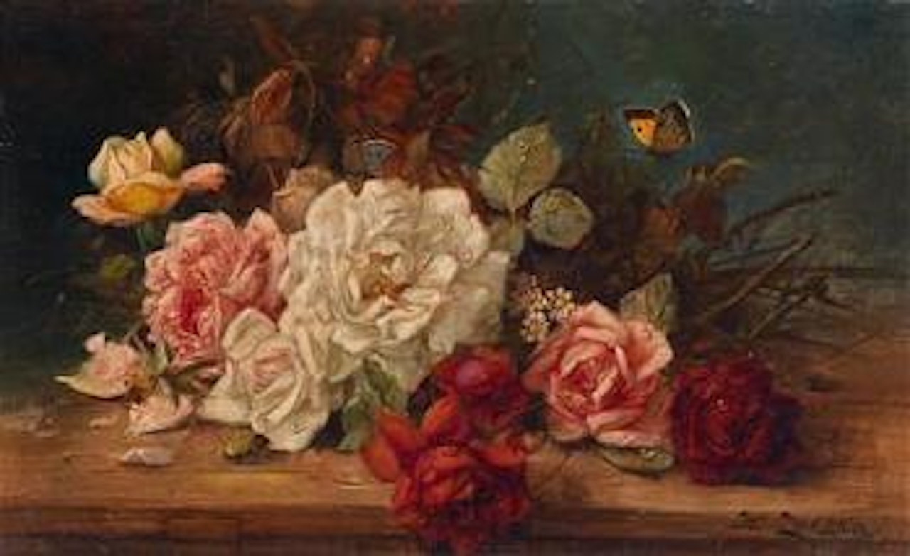 Roses by Hans Zatzka