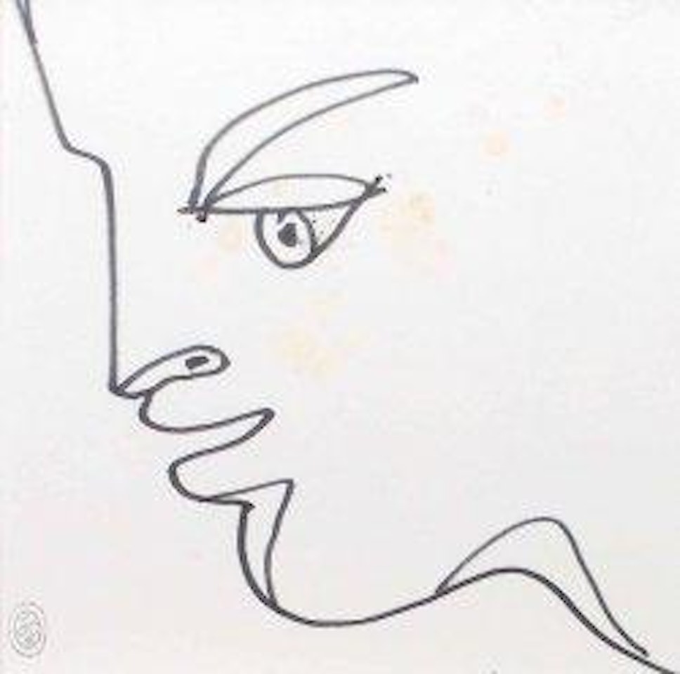 Profil gauche by Jean Cocteau