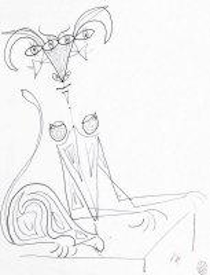 Sphynx au quatre yeux by Jean Cocteau