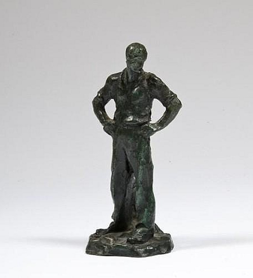 Paysan au repos, ou, Homme debout au repos by Aime Jules Dalou