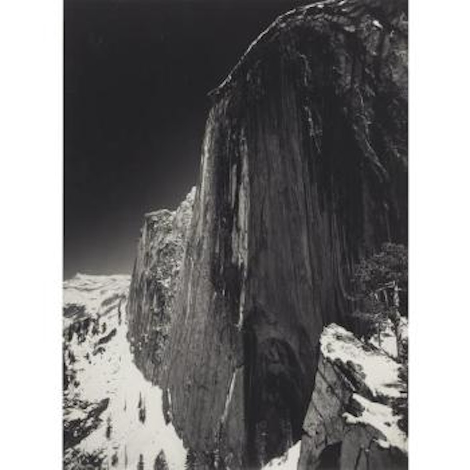 Monolith, The Face Of Half Dome, Yosemite National Park by Ansel Adams