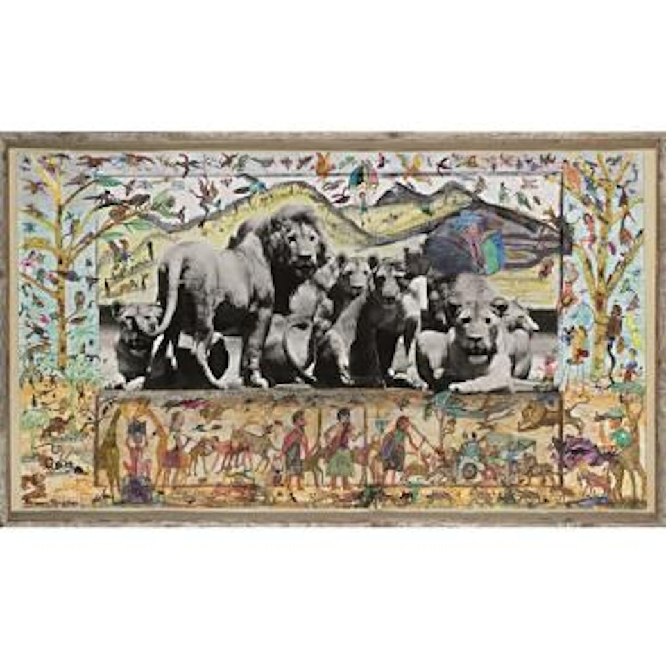 Lions Pride, Southern Serengeti Nr. Ndutu For The End Of The Game/Last Word From Paradise by Peter Beard