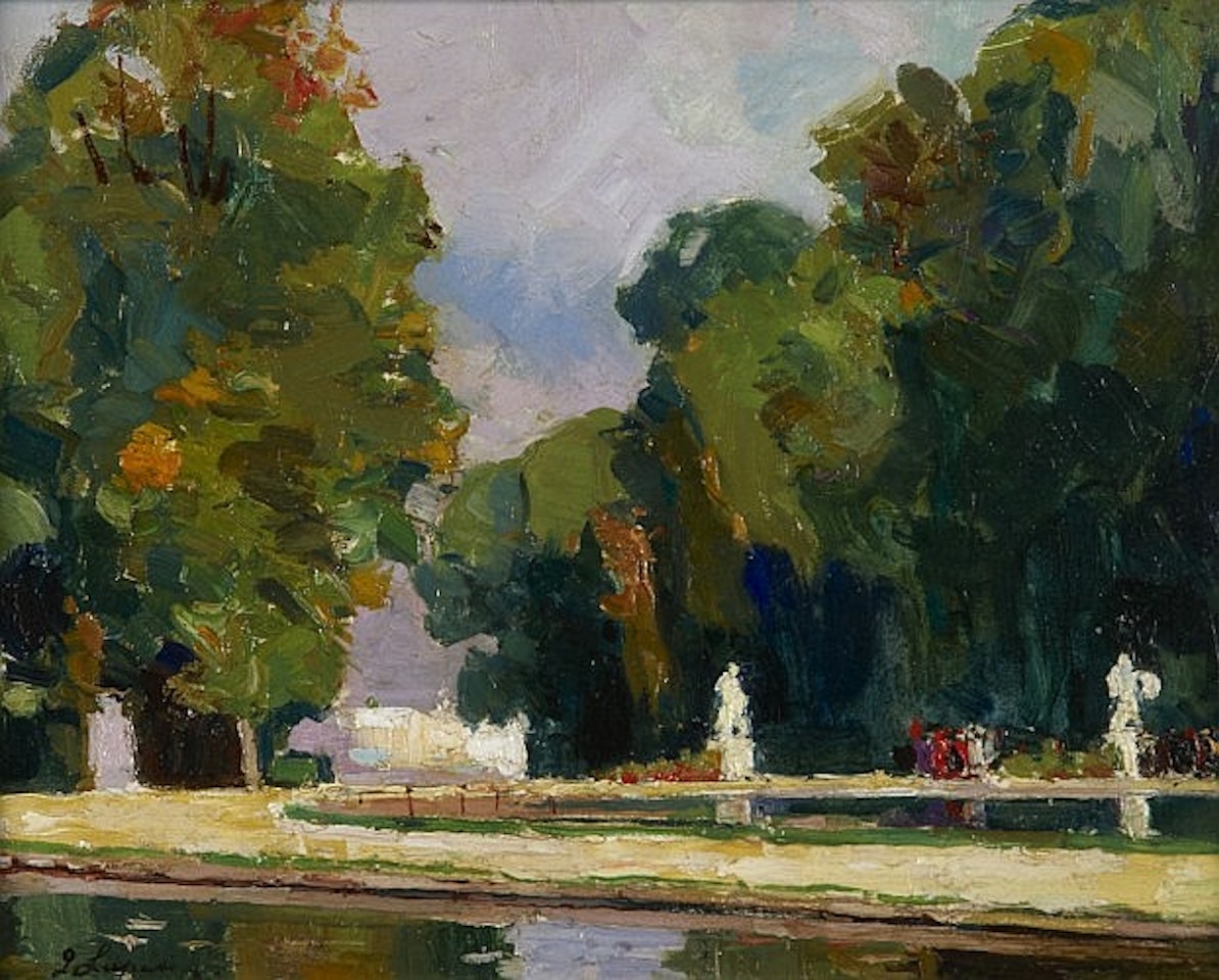 Le parc de Saint-Cloud by Georgij Aleksandrovic Lapschin