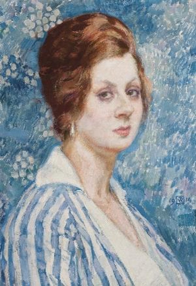 Portrait de Valentine Tessier by Theo van Rysselberghe