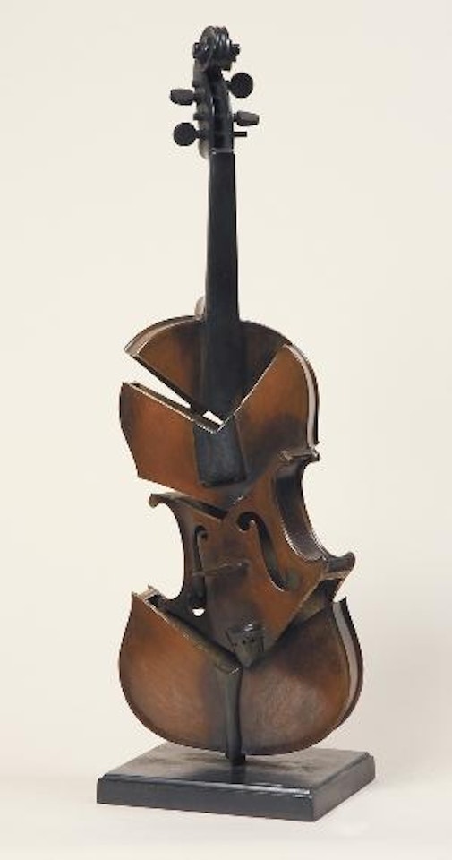 Violon coupe II - Hommage e Picasso by Arman
