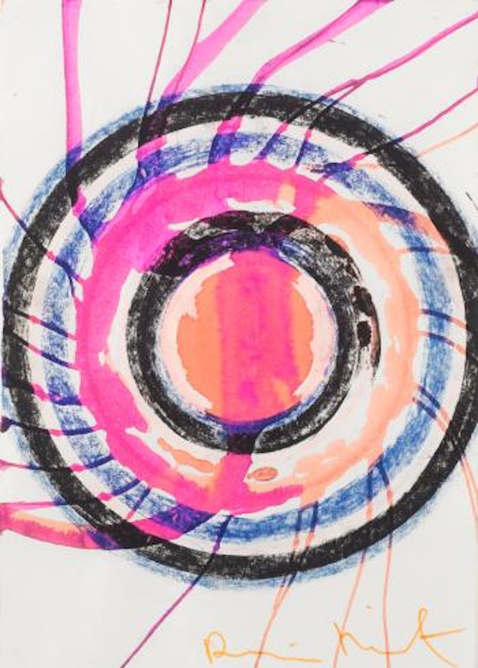 Spin picture by Damien Hirst