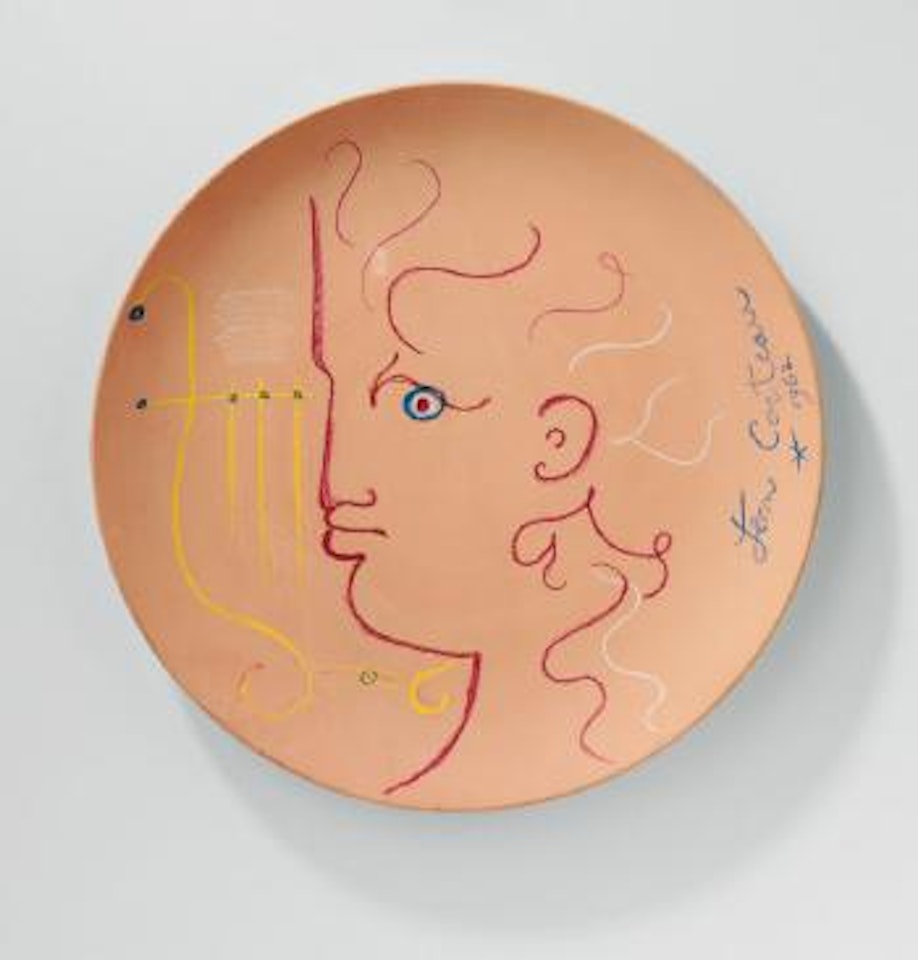 Orpheus mit der Harfe by Jean Cocteau