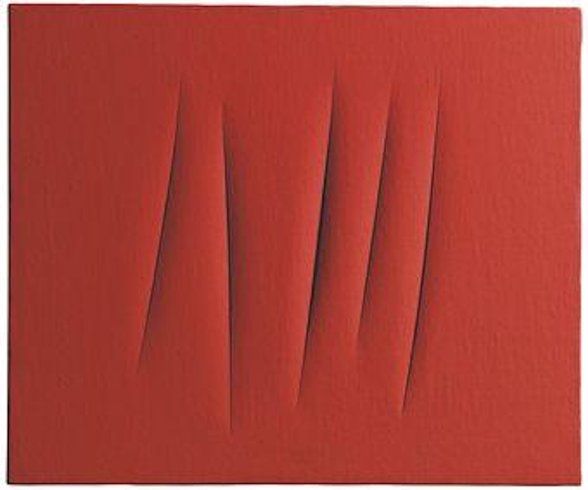 Concetto spaziale, Attese by Lucio Fontana