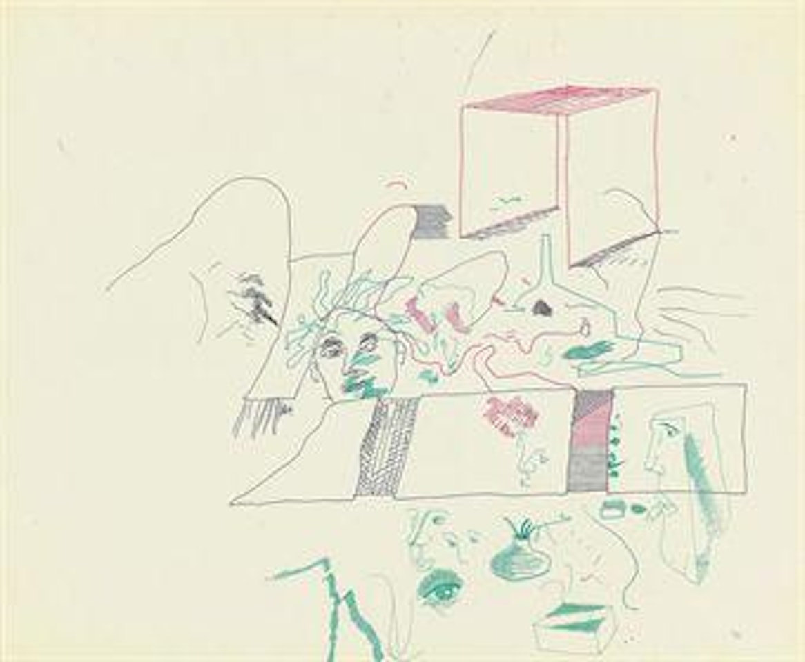 The Blue Guitar by David Hockney