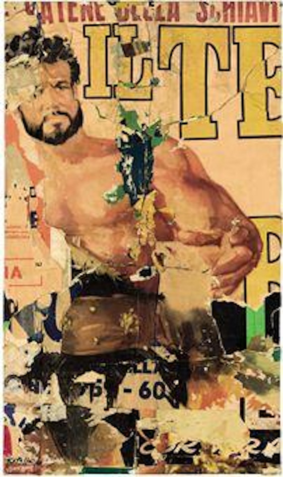 Ercole (Hercules) by Mimmo Rotella