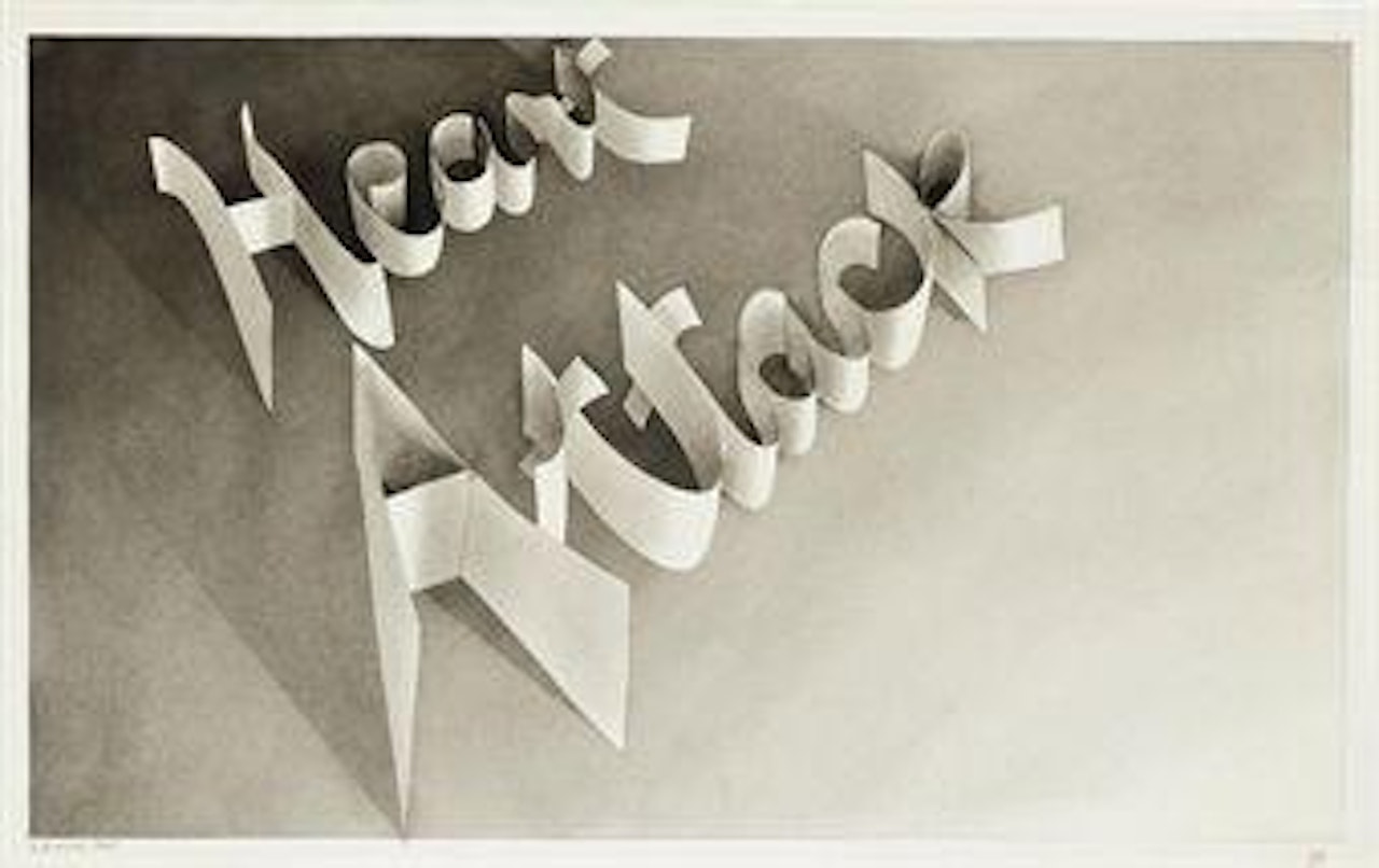 Heart Attack by Ed Ruscha
