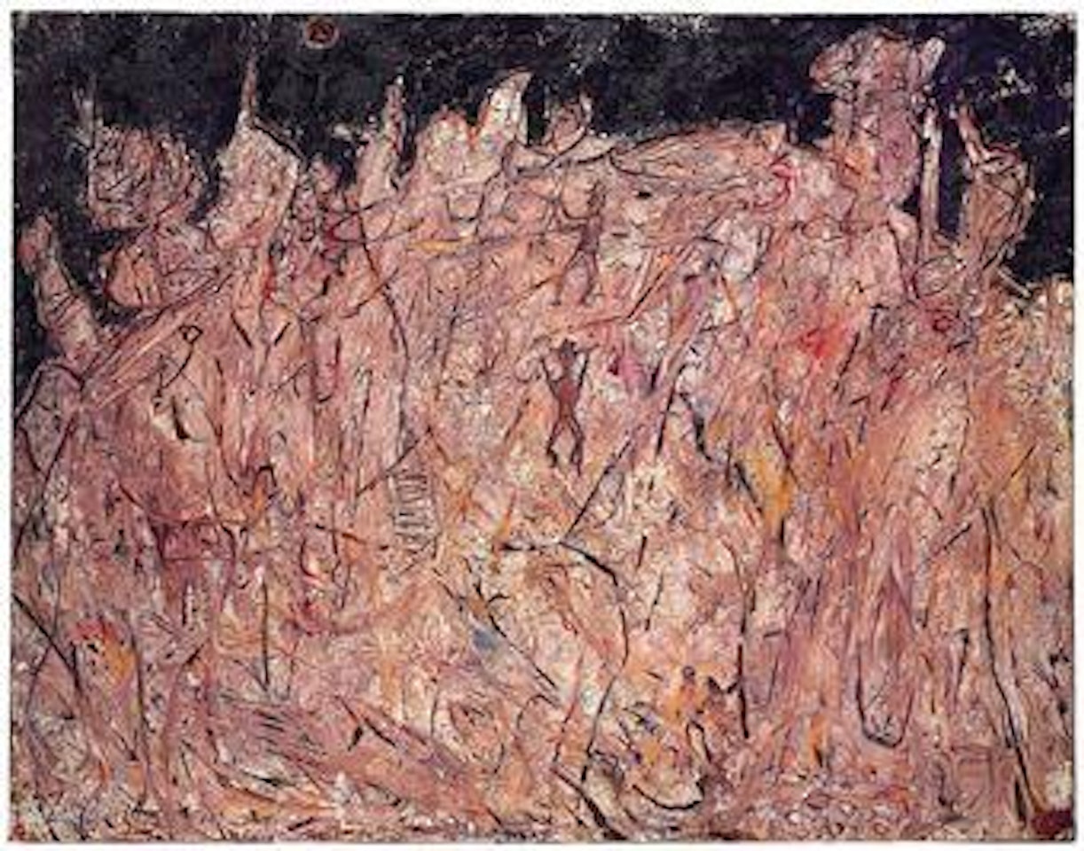 Paysage au tireur Ã  l'arc  (Landscape with Archer) by Jean Dubuffet