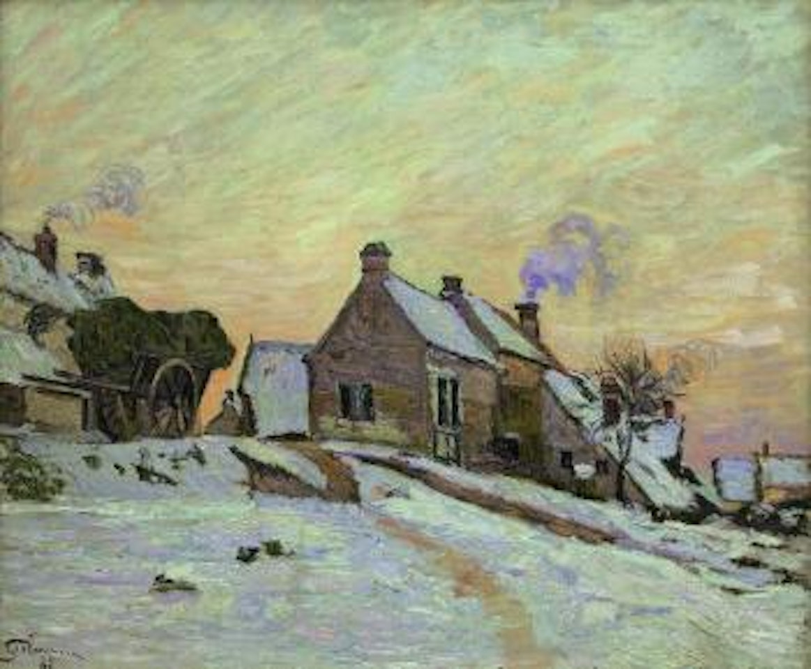 Neige à Damiette by Armand Guillaumin