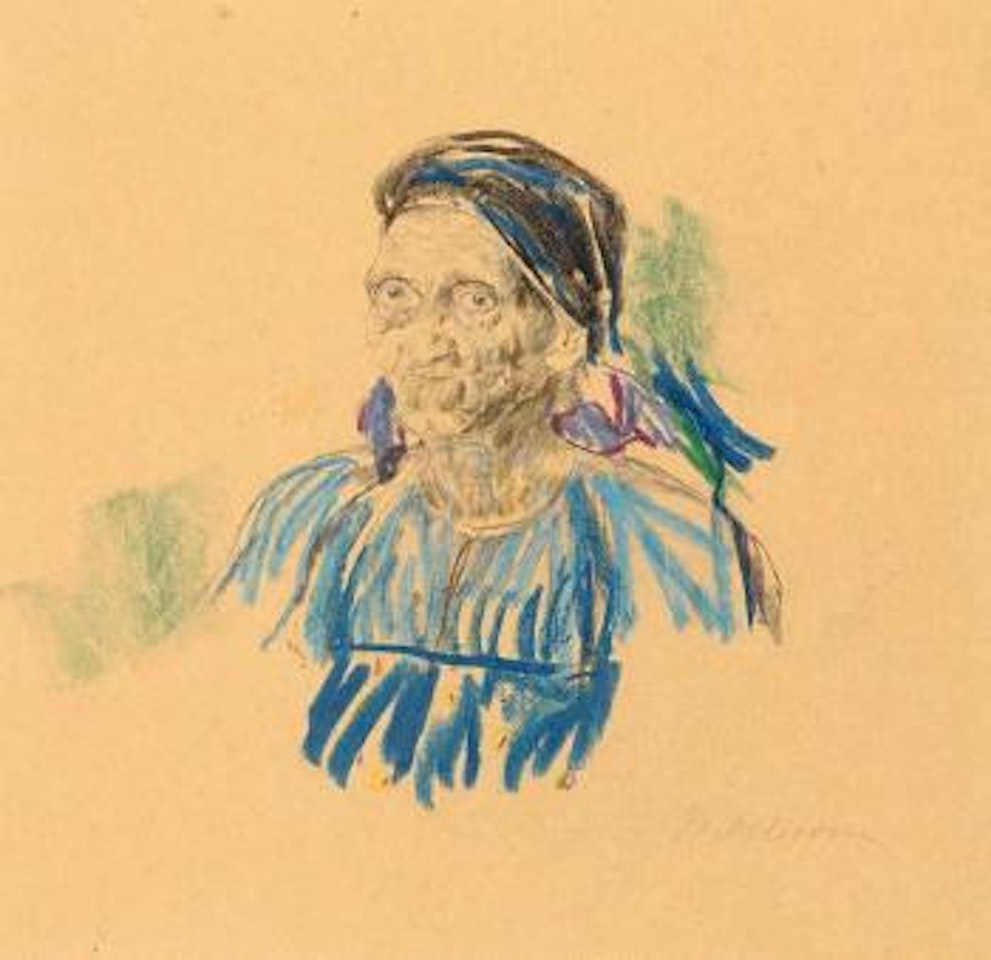 A study of an old woman by Filip Malyavin