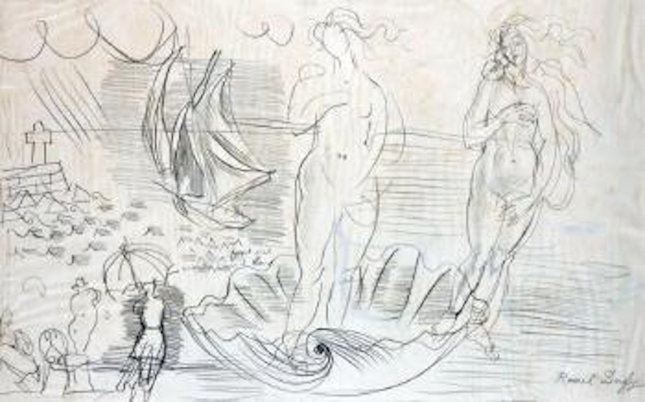 Deux Venus (d'après Botticelli) by Raoul Dufy