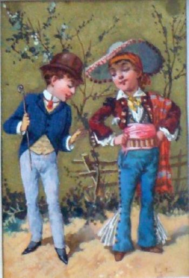 Deux enfants by Luigi Loir