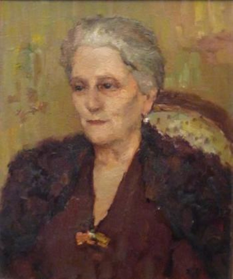 Portrait d'une vieille dame by Marcel Dyf