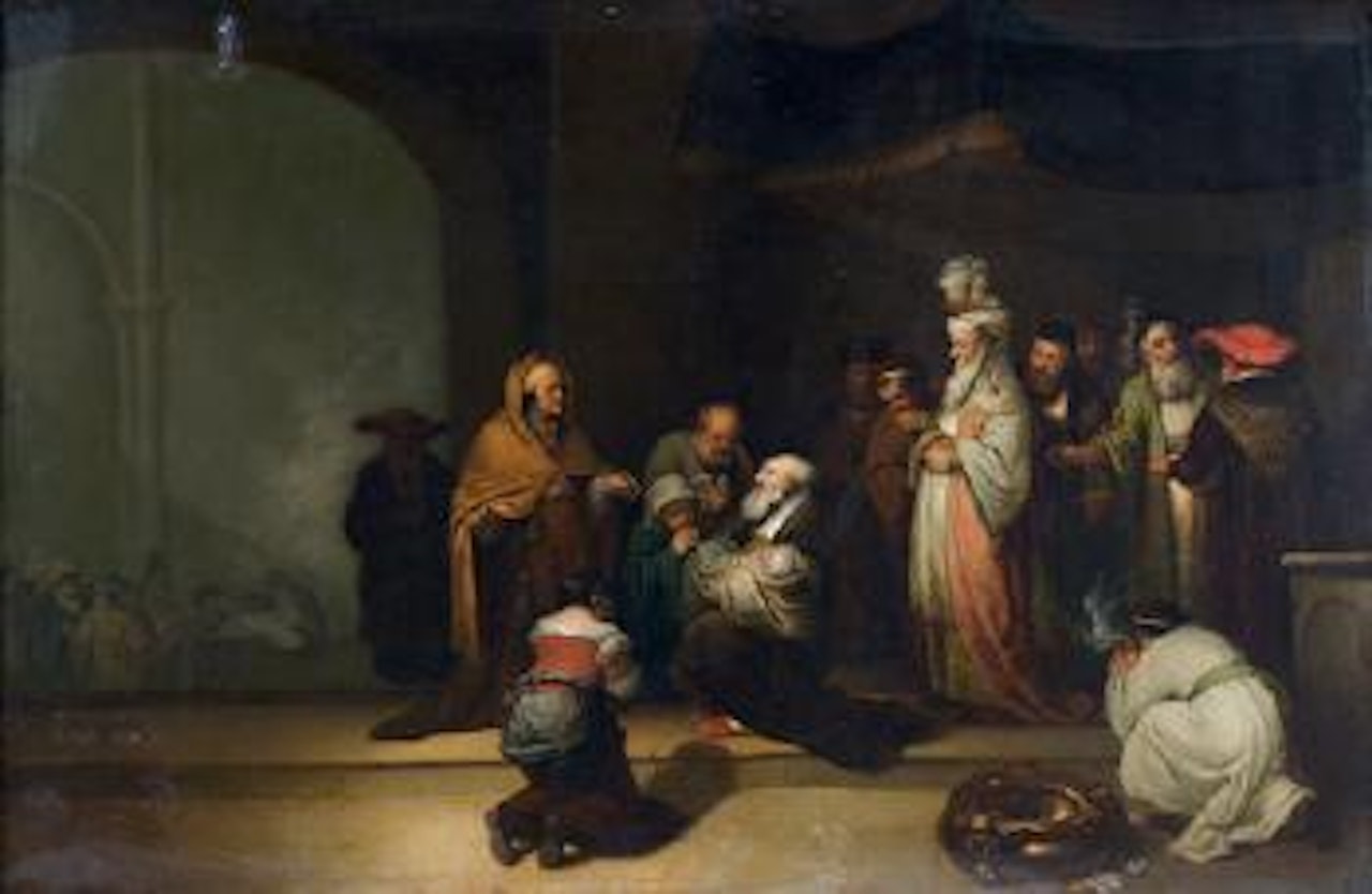 La présentation au temple by Christian Wilhelm Ernst Dietrich