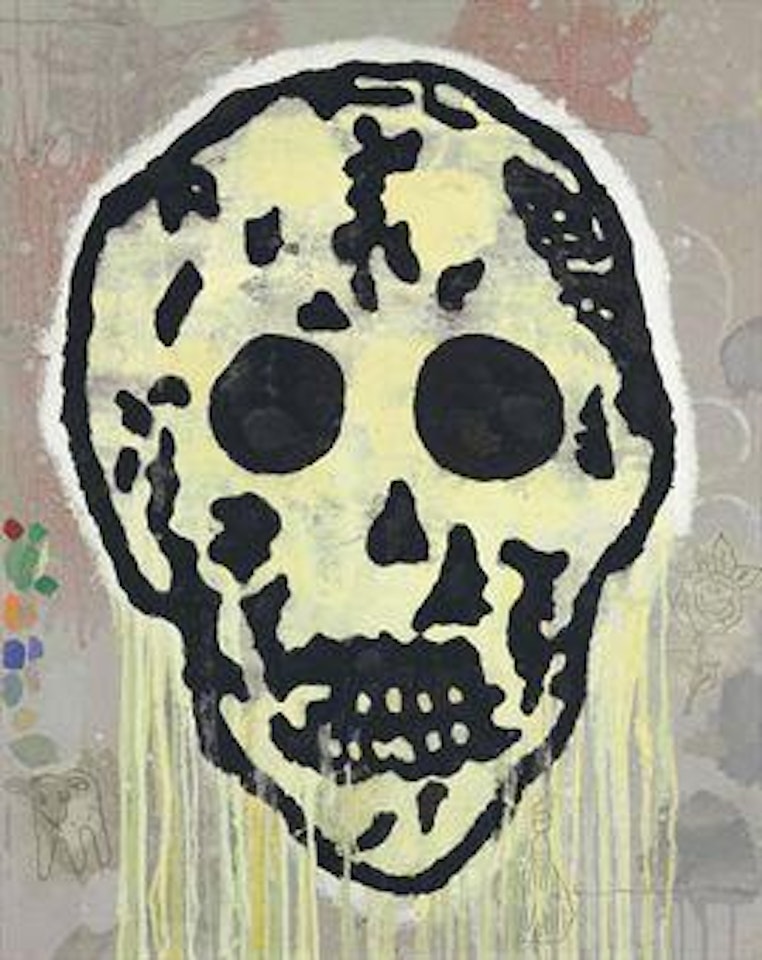 Skull Study by Donald Baechler