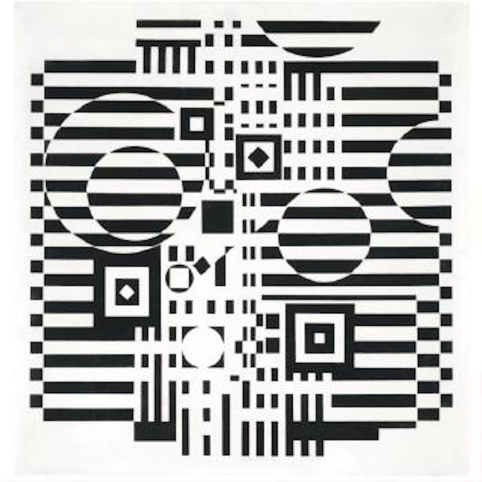 Ty- Neo III by Victor Vasarely