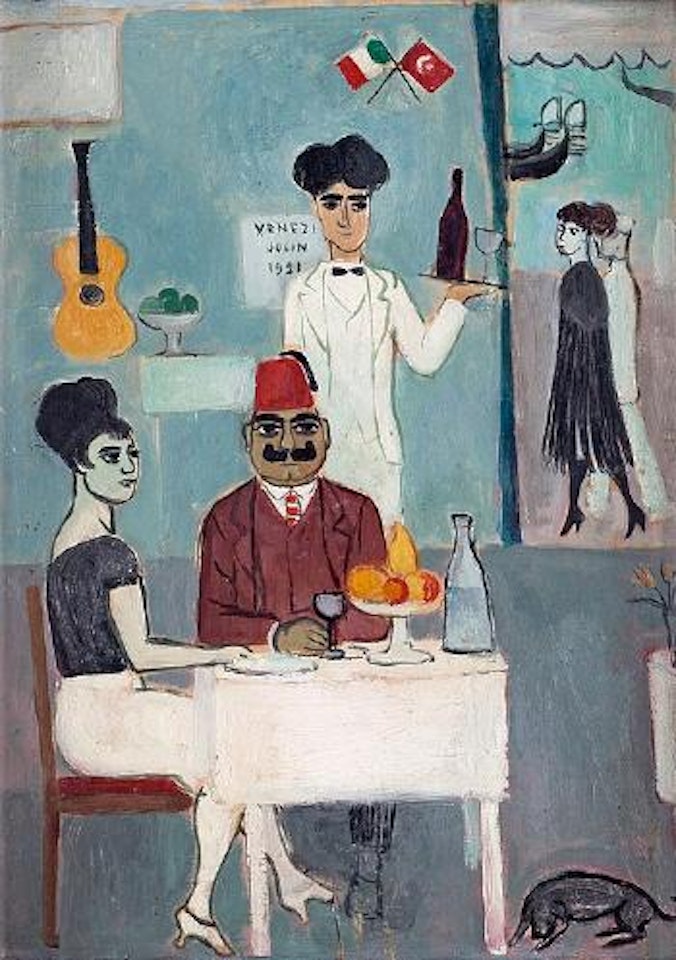 På restaurang, Venedig by Einar Jolin