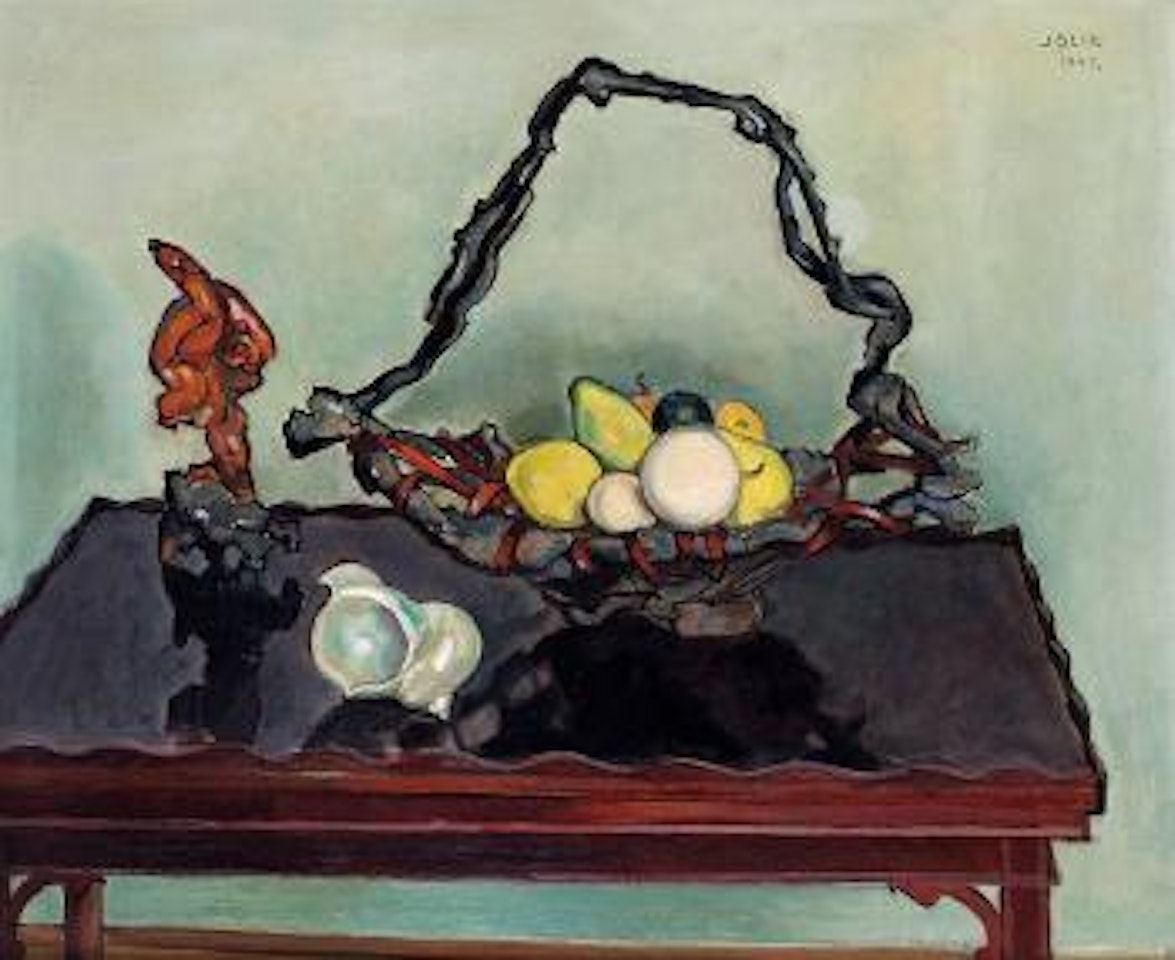 Japansk fruktkorg och snäcka by Einar Jolin