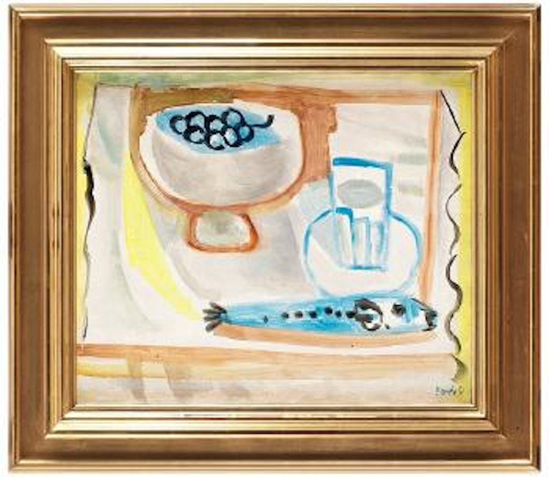 Nature morte au poisson by Francisco Bores