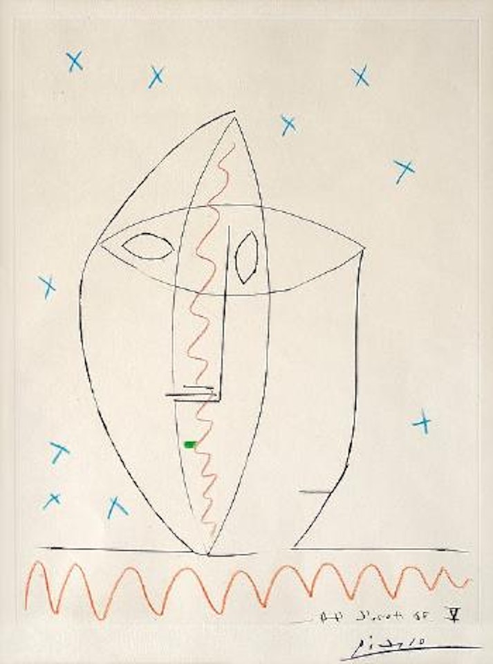 Utan titel, ur: Six contes fantasques by Pablo Picasso