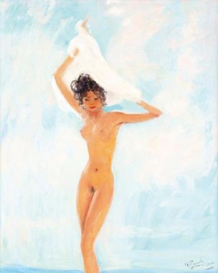 La baigneuse by Jean Gabriel Domergue