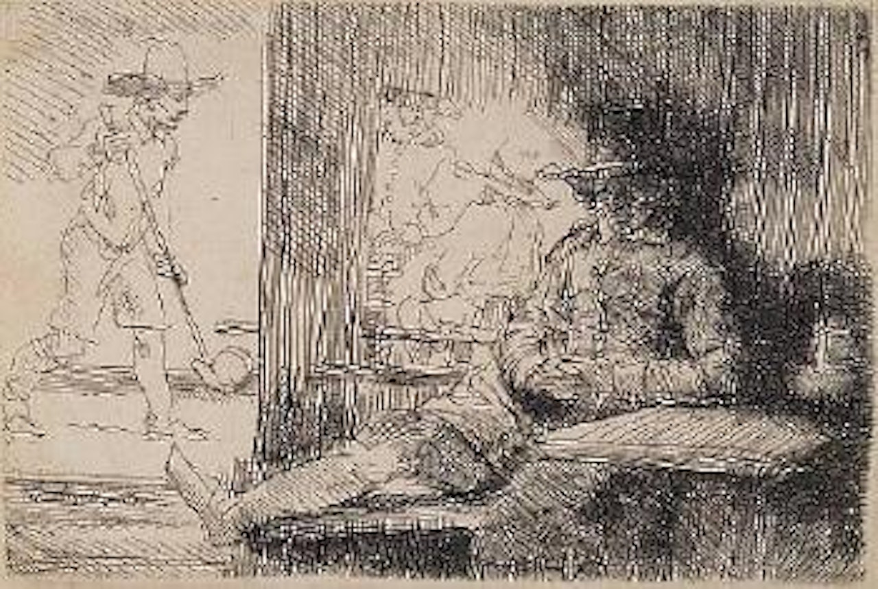 The Golf Player (B., Holl. 125; H. 272) by Attributed to Rembrandt Harmensz van Rijn