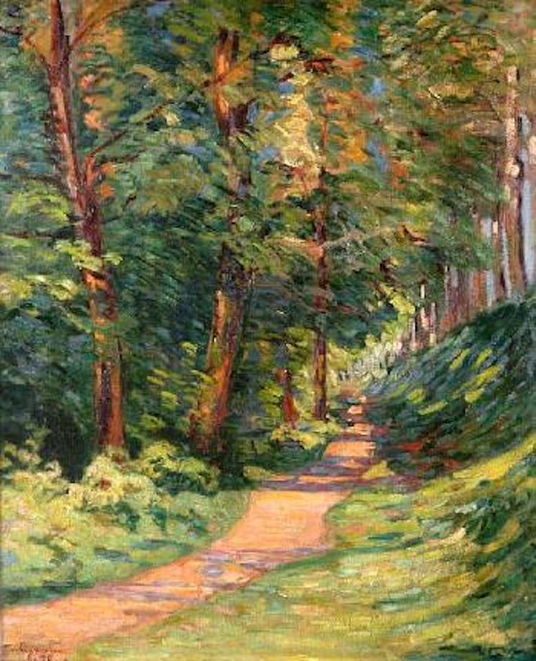 Epinay-sur-Orge, chemin en sous bois by Armand Guillaumin