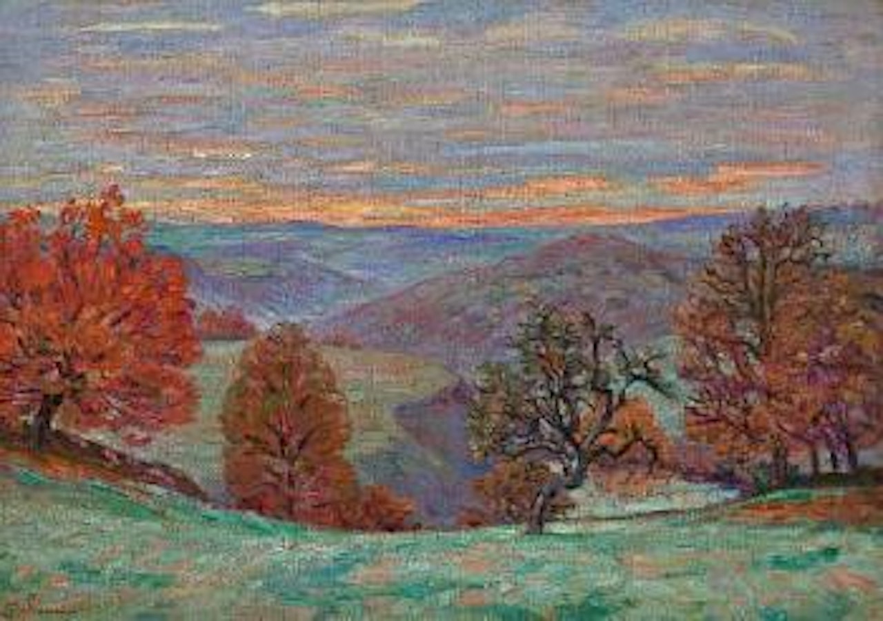 Crozant, le Puy Barriou by Armand Guillaumin