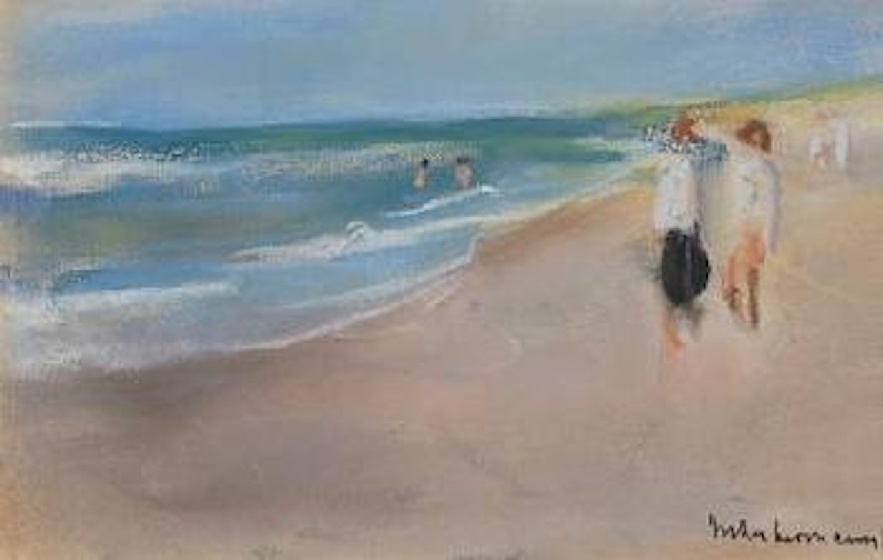 At the shore by Max Liebermann