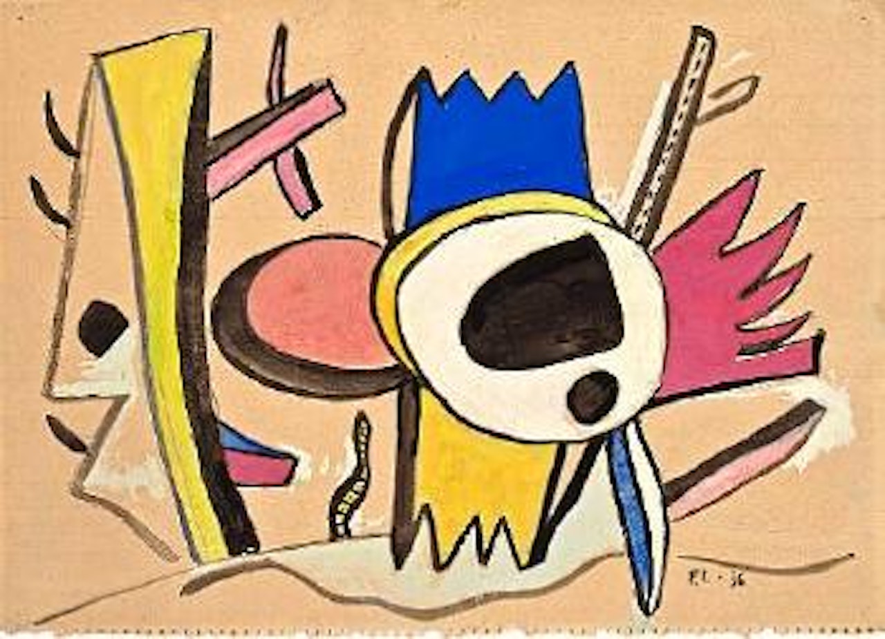 Paysage au Papillon by Fernand Leger