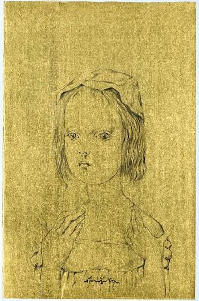 Fillette aux mains levées by Leonard Tsuguharu Foujita