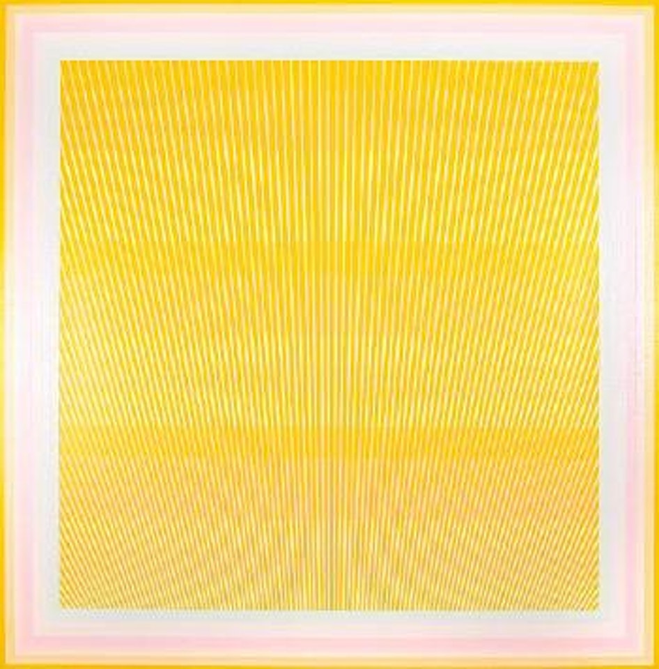 Cadmium Yellow Convergence by Richard Anuszkiewicz
