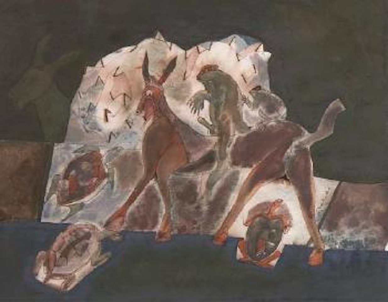 Las ranas emigran by Francisco Toledo