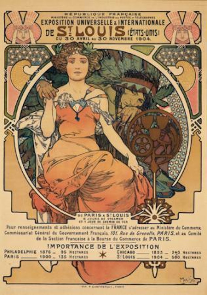 Exposition de St. Louis by Alphonse Mucha