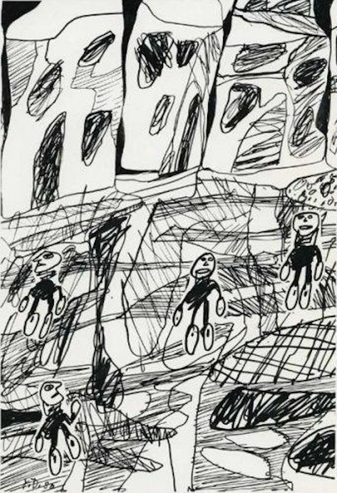 Louisette vicaire by Jean Dubuffet