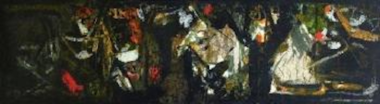 La terre by Sayed Haider Raza