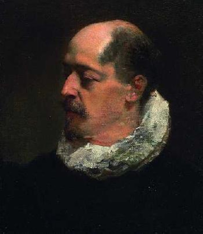 Herrenporträt by Michael von Munkacsy