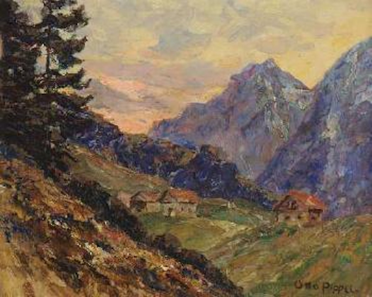 Almlandschaft by Otto Pippel