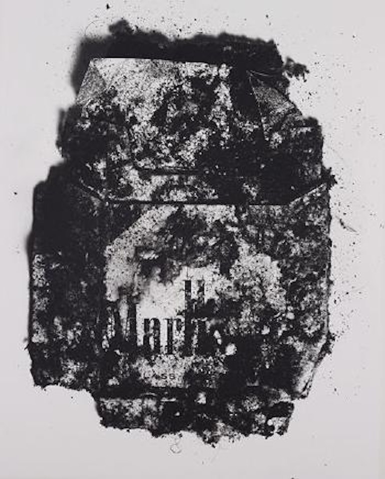 Marlboro Black Pack (SM) Neg. VII by Irving Penn