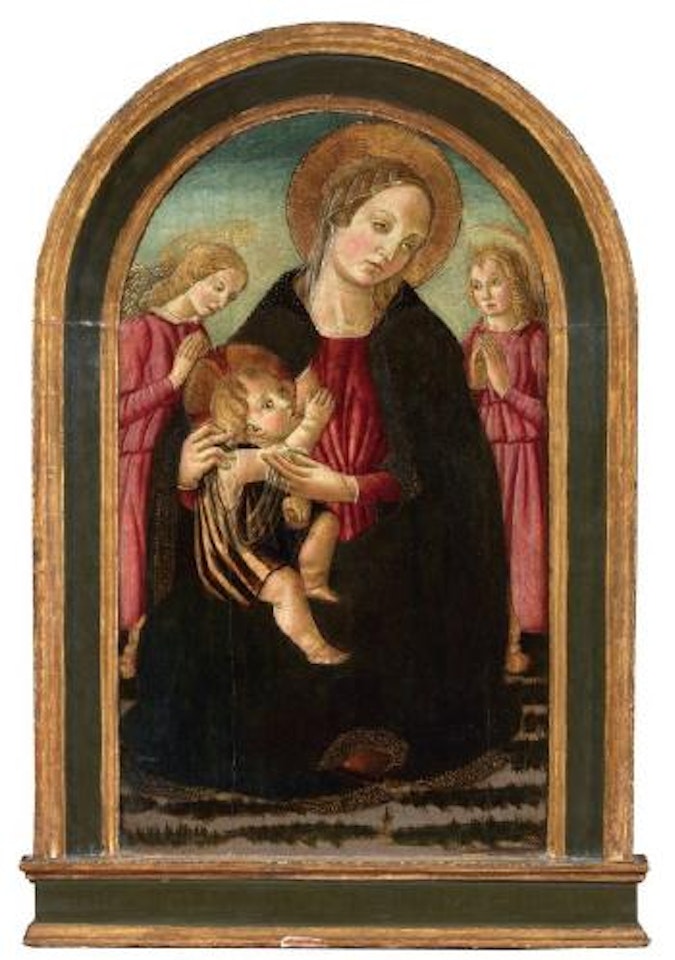 Madonna col Bambino e due Angeli oranti by Florentine School