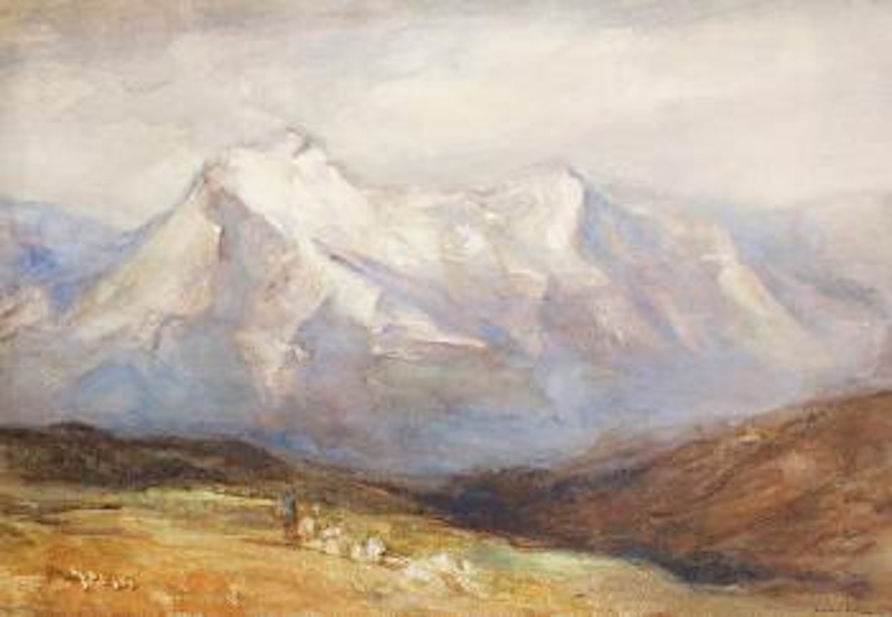 The Engadin Valley, Switzerland by William Russell Flint