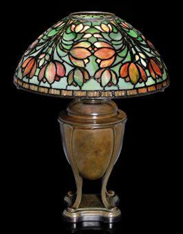 Tulip Cluster Table Lamp by Tiffany Studios
